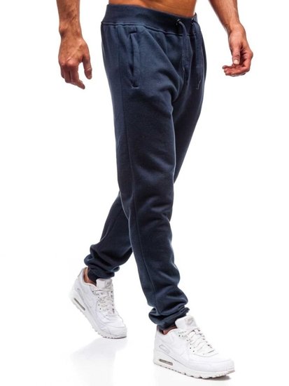 Pantalon jogger pour homme bleu foncé Bolf XW01