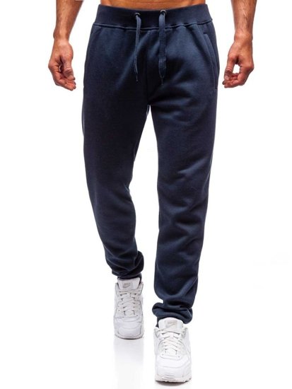 Pantalon jogger pour homme bleu foncé Bolf XW01