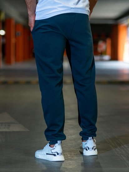 Pantalon jogger pour homme bleu foncé Bolf XW01