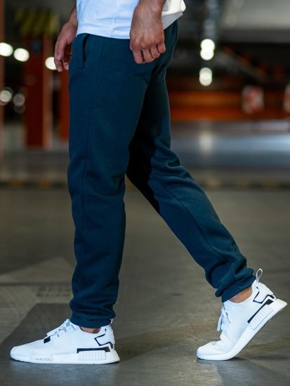 Pantalon jogger pour homme bleu foncé Bolf XW01