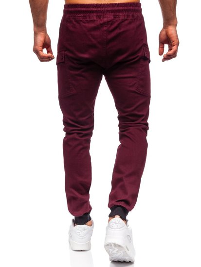 Pantalon jogger pour homme bordeaux Bolf B11103  