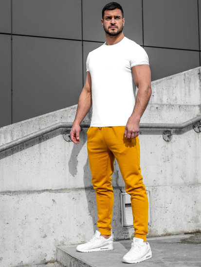 Pantalon jogger pour homme camel Bolf CK01