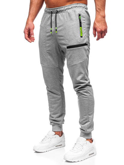 Pantalon jogger pour homme gris Bolf K10353