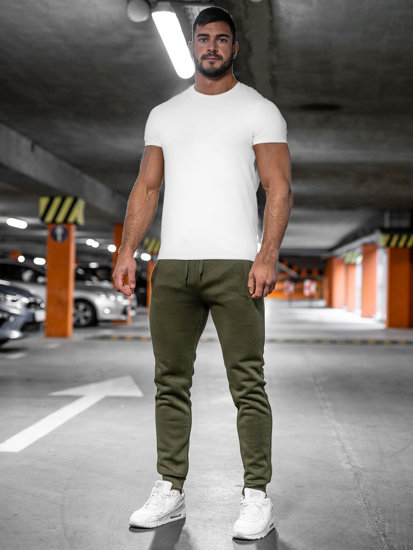 Pantalon jogger pour homme kaki Bolf XW01-A