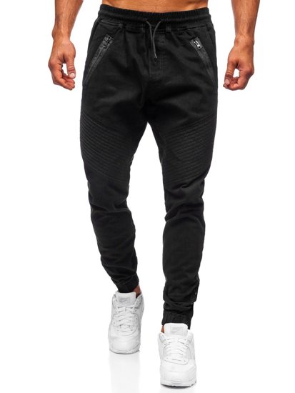 Pantalon jogger pour homme noir Bolf 952   