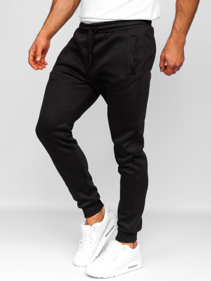 Pantalon jogger pour homme noir Bolf CK01