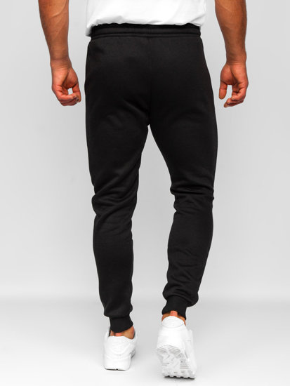 Pantalon jogger pour homme noir Bolf CK01