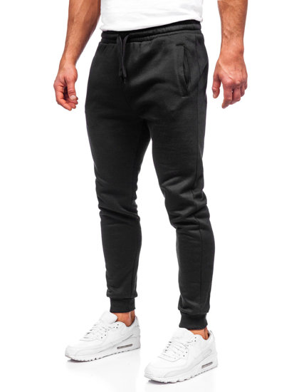 Pantalon jogger pour homme noir Bolf CK01