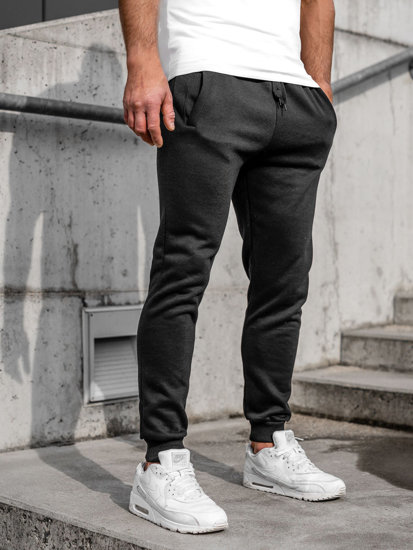 Pantalon jogger pour homme noir Bolf CK01