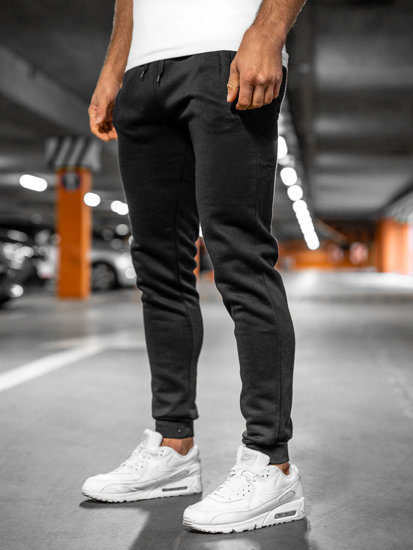 Pantalon jogger pour homme noir Bolf XW01-A