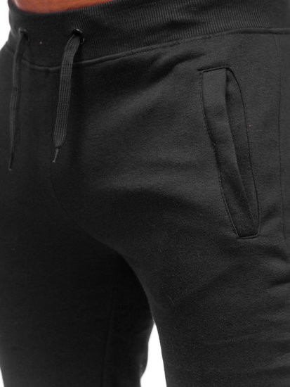 Pantalon jogger pour homme noir Bolf XW01-A