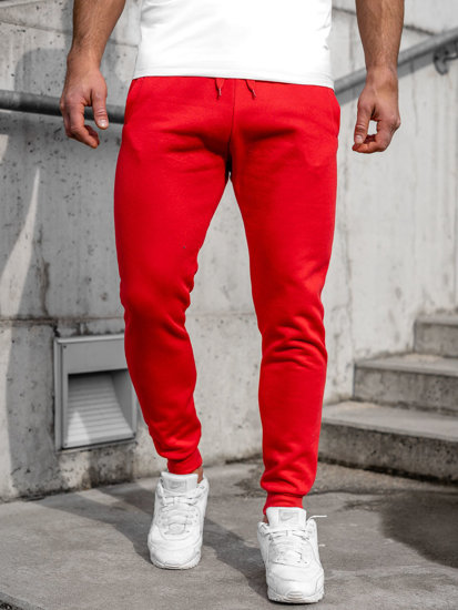 Pantalon jogger pour homme rouge Bolf CK01