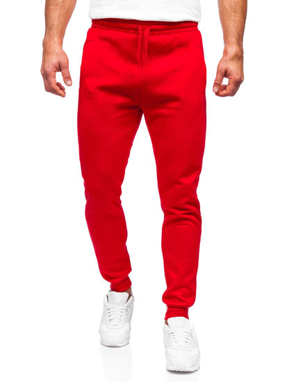 Pantalon jogger pour homme rouge Bolf CK01