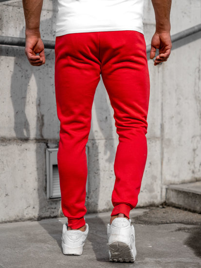 Pantalon jogger pour homme rouge Bolf CK01