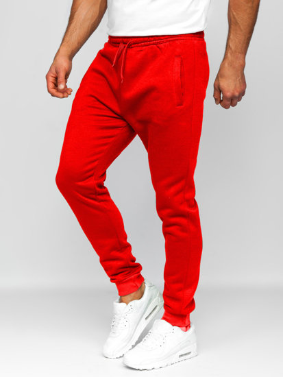 Pantalon jogger pour homme rouge Bolf CK01