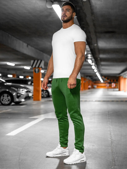 Pantalon jogger pour homme vert Bolf XW01