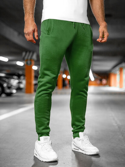 Pantalon jogger pour homme vert Bolf XW01