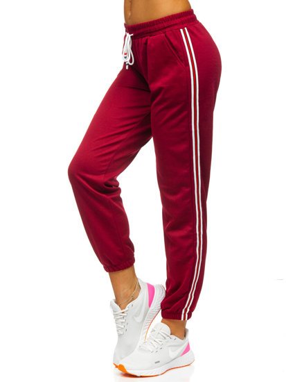 Pantalon sportif pour femme bordeaux Bolf YW01020A    