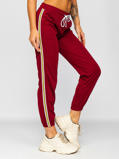 Pantalon sportif pour femme bordeaux Bolf YW01020B    