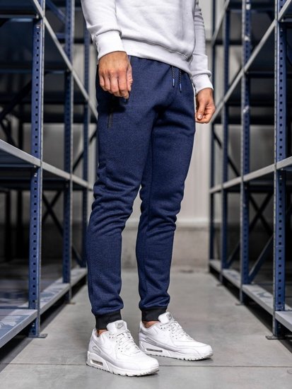 Pantalon sportif pour homme bleu foncé Bolf AM72