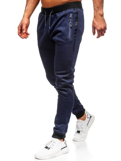 Pantalon sportif pour homme bleu foncé Bolf AM72