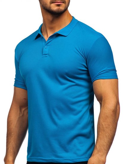 Polo bleu pour homme Bolf GD02 