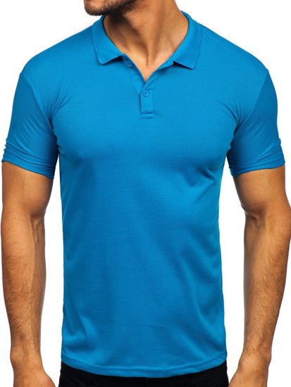 Polo bleu pour homme Bolf GD02 