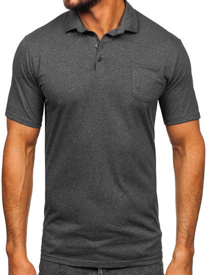 Polo en coton pour homme graphite Bolf 143006