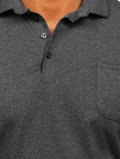 Polo en coton pour homme graphite Bolf 143006