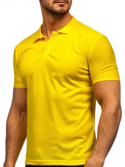 Polo jaune pour homme Bolf GD02 