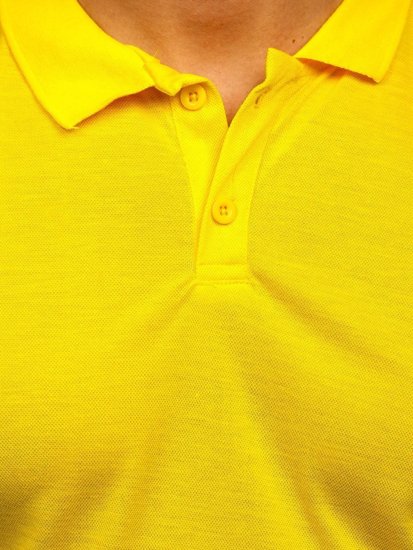 Polo jaune pour homme Bolf GD02 