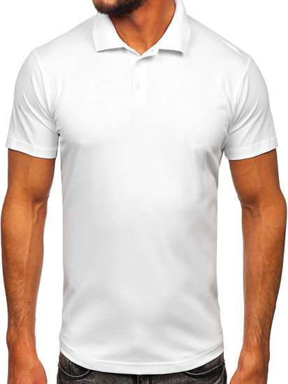 Polo pour homme blanc Bolf 0002