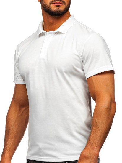 Polo pour homme blanc Bolf 8T80