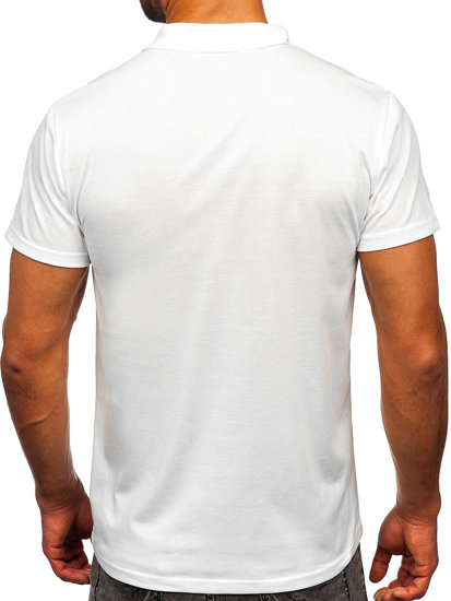 Polo pour homme blanc Bolf 8T80