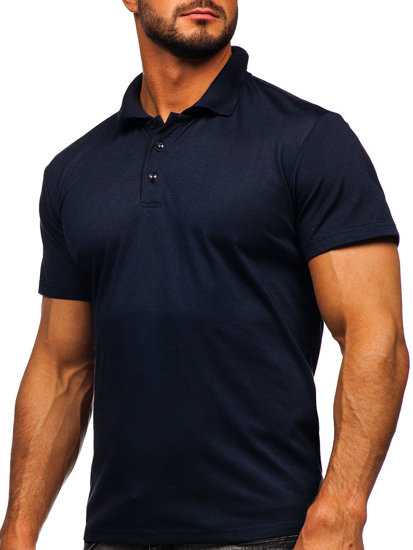 Polo pour homme bleu foncé Bolf 8T80