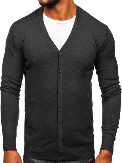 Pull avec fermeture pour homme graphite Bolf YY06