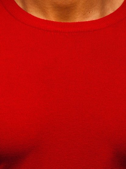 Pull basic pour homme rouge Bolf YY01