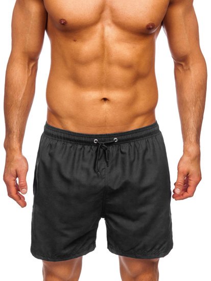 Short de bain noir pour homme Bolf YW07001 