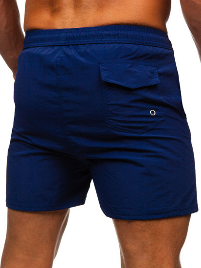 Short de bain pour homme bleu foncé Bolf XL018