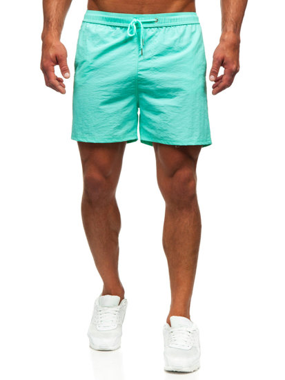 Short de bain pour homme vert menthe Bolf XL018