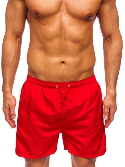 Short de bain rouge pour homme Bolf YW07002 