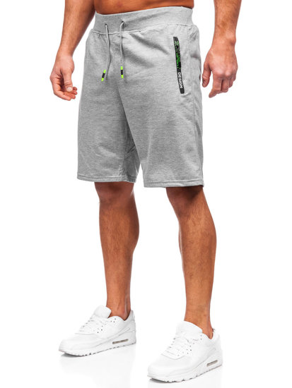 Short de sport pour homme gris Bolf 8K931