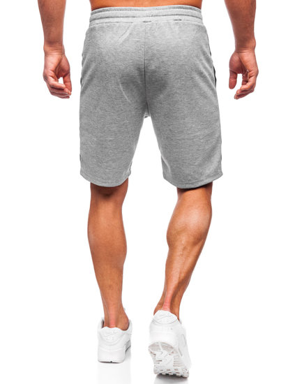 Short de sport pour homme gris Bolf 8K932