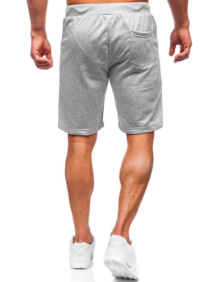 Short de sport pour homme gris Bolf HS7197