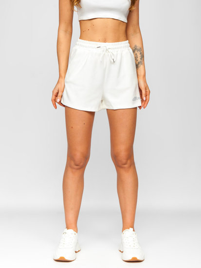 Short de survêtement pour femme blanc Bolf HA22A