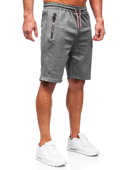 Short de survêtement pour homme graphite Bolf 8K200