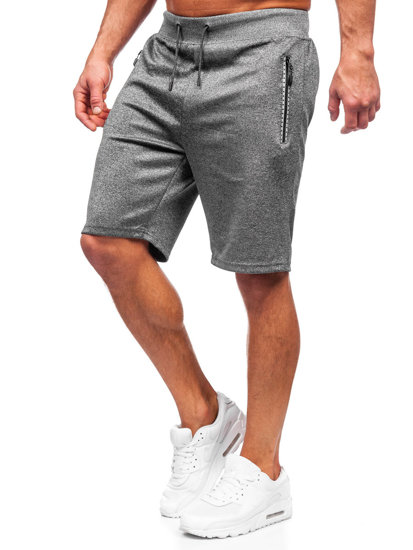 Short de survêtement pour homme graphite Bolf 8K297