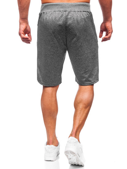 Short de survêtement pour homme graphite Bolf 8K297