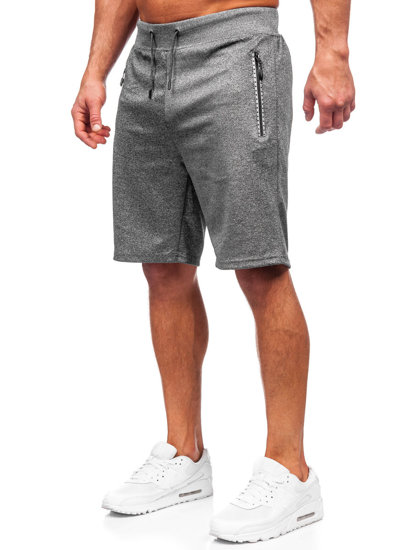 Short de survêtement pour homme graphite Bolf 8K297