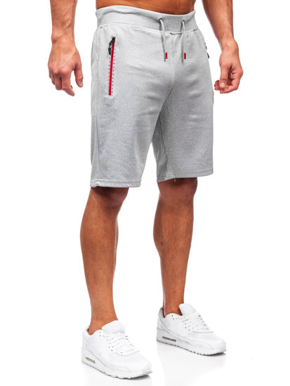 Short de survêtement pour homme gris Bolf 8K297